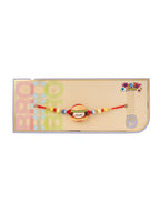 NVR Kids Cartoon Character Multicolor Artificial Beads Rakhi with Roli Chawal Chandan & Mishri - Distacart