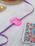 NVR Stylish Pink Cartoon Character Kids Rakhi with Roli Chawal Chandan & Mishri - Distacart