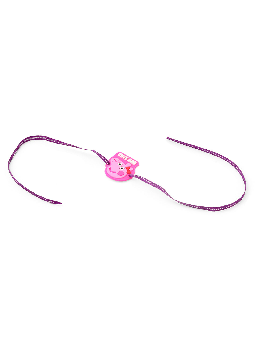 NVR Stylish Pink Cartoon Character Kids Rakhi with Roli Chawal Chandan & Mishri - Distacart