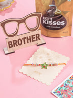 NVR Kids Star Shape Multicolor Thread Rakhi, Combo for Rakshabandhan - Distacart