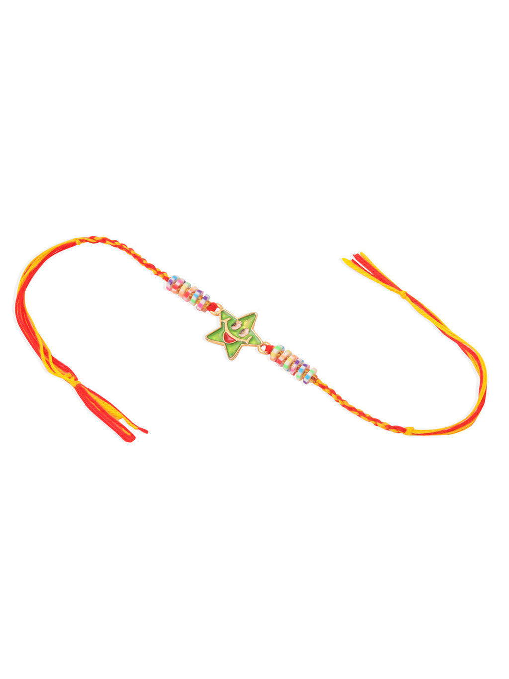 NVR Kids Star Shape Multicolor Thread Rakhi, Combo for Rakshabandhan - Distacart