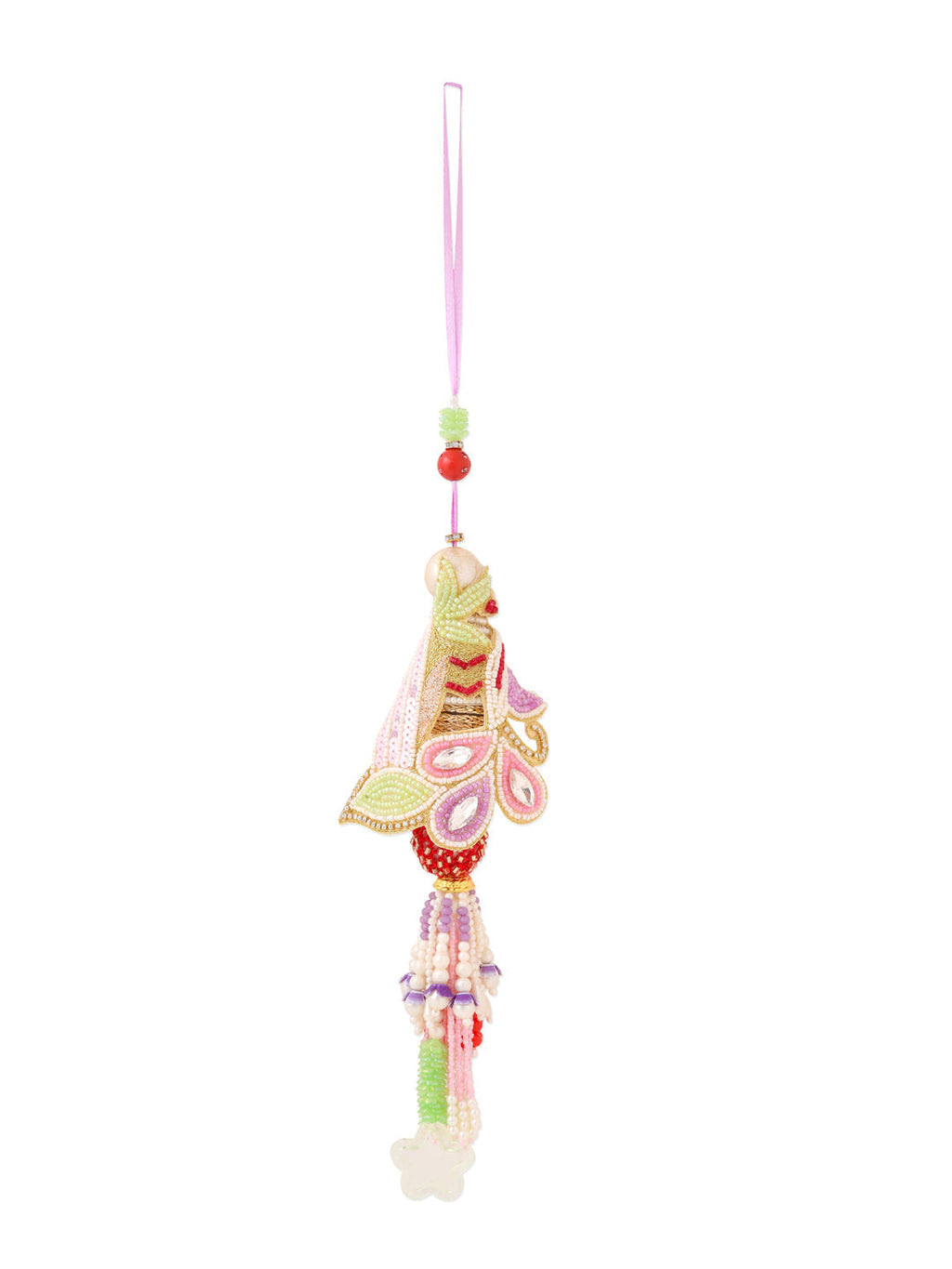 NVR Handcrafted Set of 2 Multicolor Pearls Bhaiya Bhabhi Rakhi Combo - Distacart