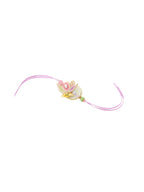 NVR Handcrafted Set of 2 Multicolor Pearls Bhaiya Bhabhi Rakhi Combo - Distacart