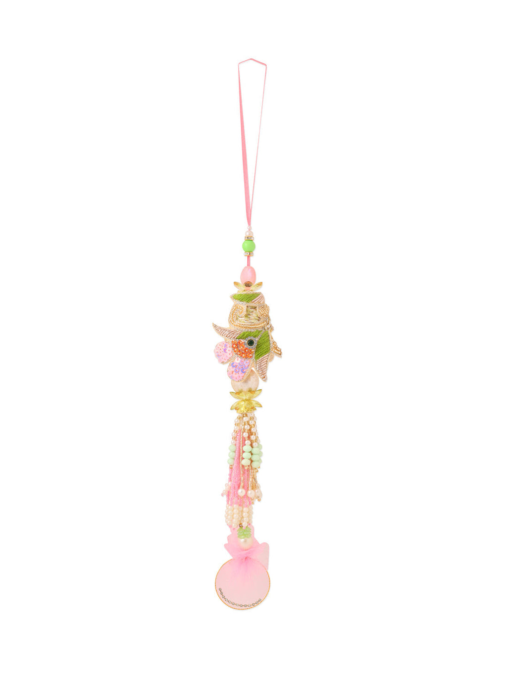NVR Set of 2 Handcrafted Multicolor Pearls Bhaiya Bhabhi Rakhi Combo - Distacart