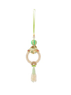 NVR Set of 2 Handcrafted Green Artificial Stones & Pearls Bhaiya Bhabhi Rakhi Combo - Distacart