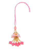 NVR Set of 2 Multicolor Handcrafted Artificial Stones & Pearls Bhaiya Bhabhi Rakhi Combo - Distacart