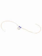 NVR Set of 2 Silver Toned Pearls & Beads Bhaiya Bhabhi Rakhi Combo - Distacart