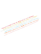 NVR Men Set of 6 Multicolor Pearls Thread Rakhi Combo, Rakshabandhan Combo - Distacart