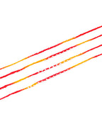 NVR Men Set of 4 Pearls Traditional Red Thread Rakhi, Combo for Rakshabandhan - Distacart