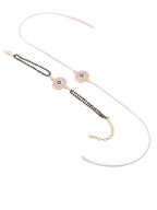 NVR Set of 2 Pink Round Shape Artificial Stones Bhaiya Bhabhi Rakhi Combo - Distacart