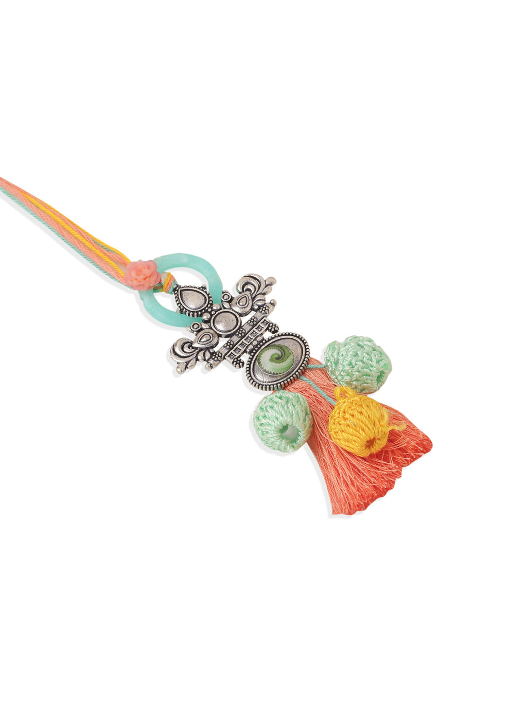 NVR Set of 2 Artificial Beads Traditional Bhaiya Bhabhi Pair Rakhi Combo - Distacart