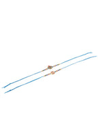NVR Men Set of 2 Blue Artificial Stones & Beads Thread Rakhi, Combo for Rakshabandhan - Distacart