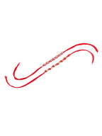 NVR Men Set of 2 Red Artificial Stones & Rudraksh Thread Rakhi with Roli Chawal Chandan & Mishri - Distacart