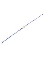 NVR Men Blue Evil Eye Thread Rakhi with Roli Chawal Chandan & Mishri - Distacart