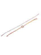 NVR Men Set of 2 Multicolor Artificial Stones & Beads Thread Rakhi Combo - Distacart