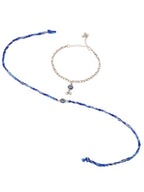 NVR Set of 2 Blue Evil Eye Bhaiya Bhabhi Rakhi, Combo for Rakshabandhan - Distacart