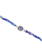 NVR Set of 2 Blue Evil Eye Bhaiya Bhabhi Rakhi, Combo for Rakshabandhan - Distacart