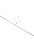 NVR Set of 2 Blue Evil Eye Bhaiya Bhabhi Rakhi, Combo for Rakshabandhan - Distacart