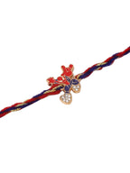 NVR Kids Set of 2 Cartoon Character Blue & Red Thread Rakhi with Roli Chawal Chandan & Mishri - Distacart