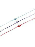 NVR Set of 3 Multicolor Evil Eye Men's Thread Rakhi, Combo for Rakshabandhan - Distacart