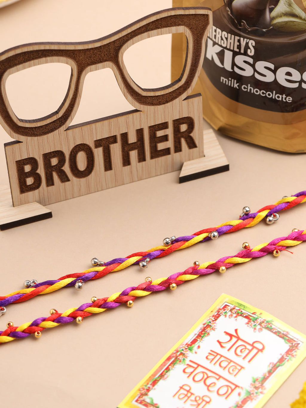 NVR Men Multicolor Artificial Beads Thread Rakhi, Combo for Rakshabandhan - Distacart