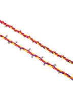 NVR Men Multicolor Artificial Beads Thread Rakhi with Roli Chawal Chandan & Mishri - Distacart