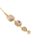 NVR Set of 2 Gold Toned Rudraksh & Pearls Bhaiya Bhabhi Rakhi Set, Combo for Rakshabandhan - Distacart