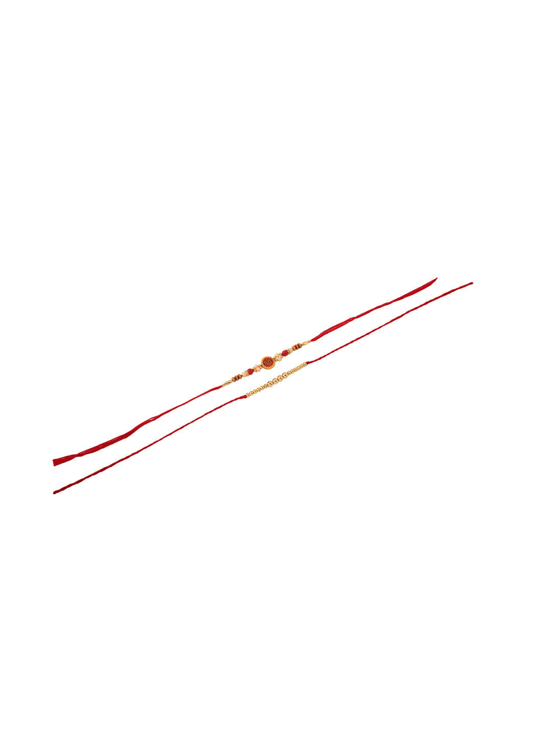 NVR Men's Set of 2 Red Religious Thread Rakhi, Combo for Rakshabandhan - Distacart