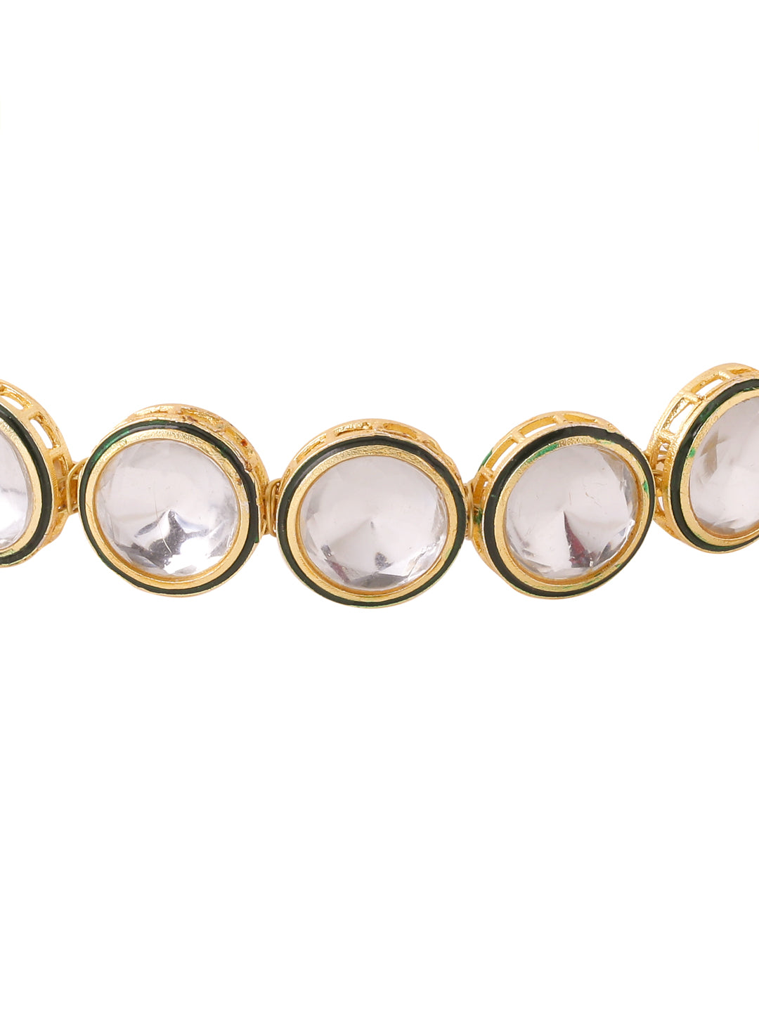 NVR Women Kundan Studded Hair Band