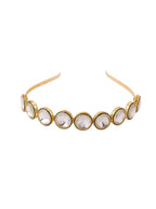 NVR Women Kundan Studded Hair Band