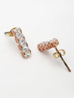 NVR Women's Rose Gold-Polished CZ-Studded Jewellery Set