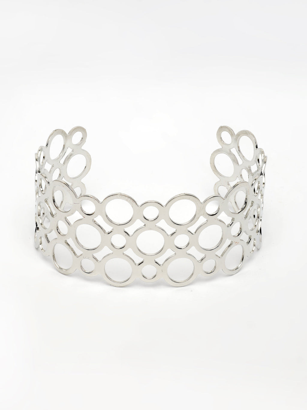 NVR Women's Silver-Plated Cuff Bracelet - Distacart