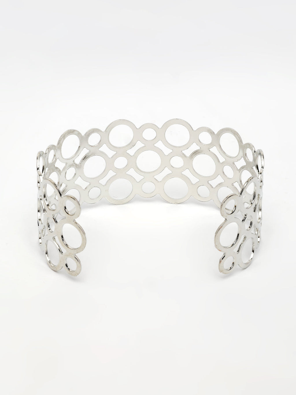 NVR Women's Silver-Plated Cuff Bracelet - Distacart