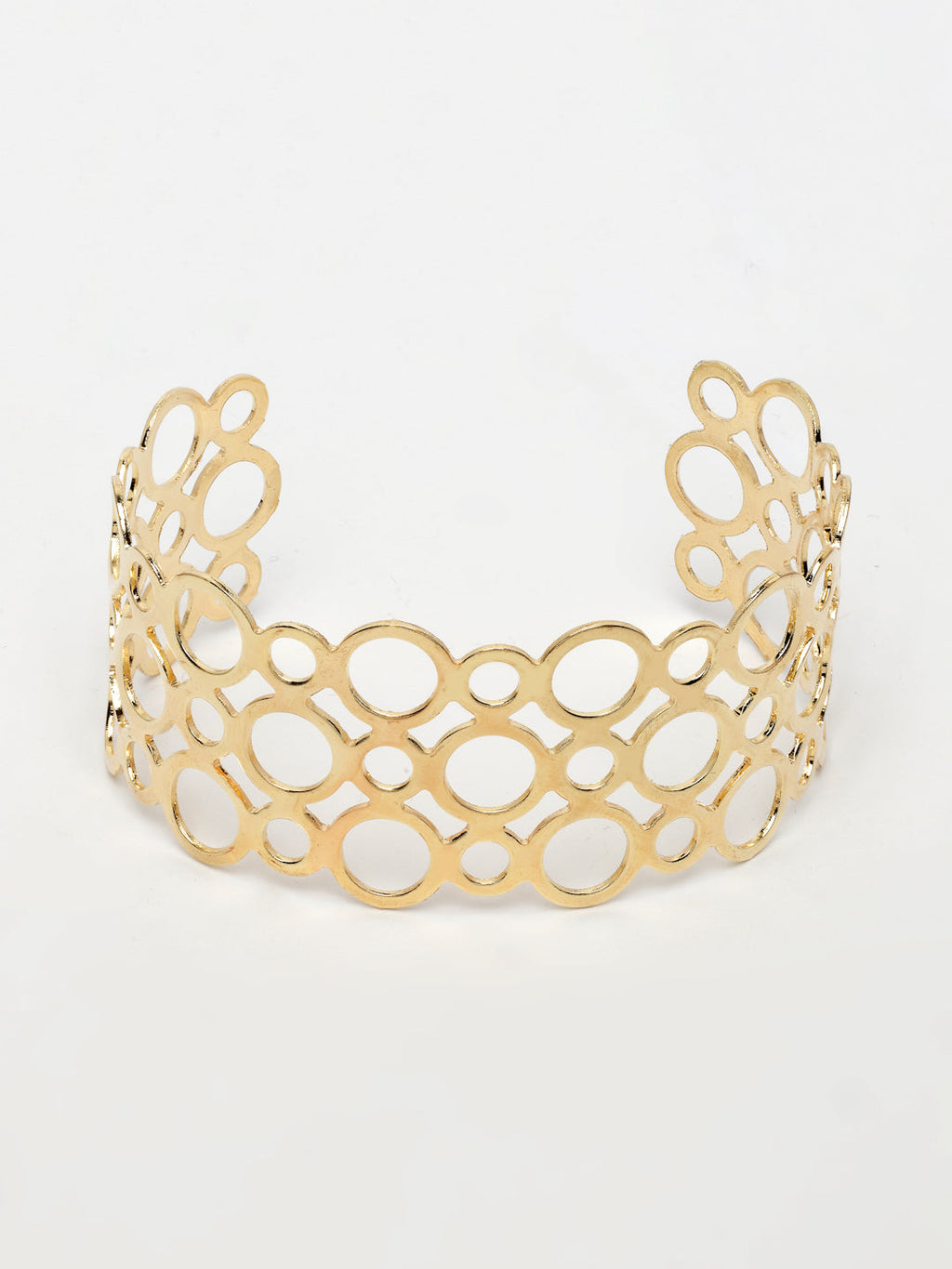 NVR Women's Gold-Polished Cuff Bracelet - Distacart