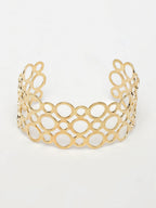 NVR Women's Gold-Polished Cuff Bracelet - Distacart