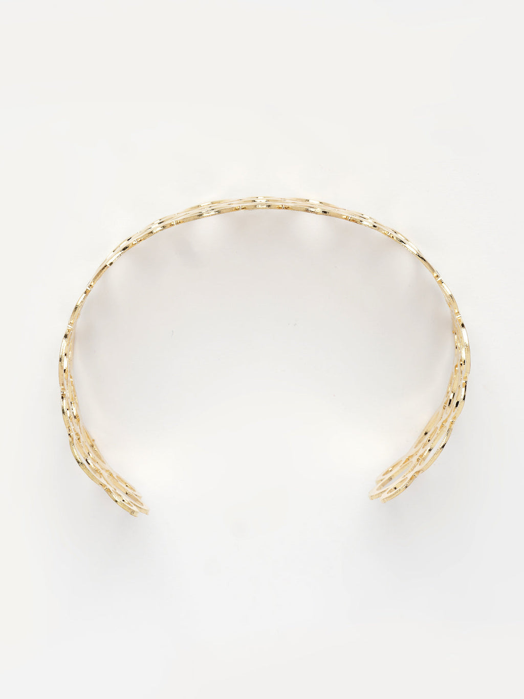 NVR Women's Gold-Polished Cuff Bracelet - Distacart