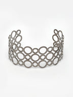 NVR Women's Rhodium-Plated Cuff Bracelet - Distacart