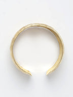 NVR Women's Gold-Polished Self-design Cuff Bracelet - Distacart