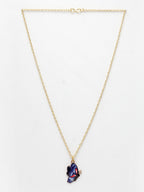 NVR Women's Gold-Polished Chain With Butterfly Pendant