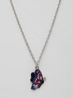 NVR Women's Silver-Plated Chain With Butterfly Pendant