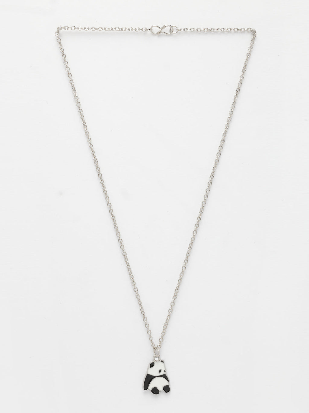 NVR Women's Silver-Plated Chain With Panda Pendant