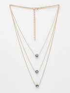 NVR Women's Gold-Polished Evil Eye Layered Chain - Distacart