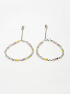 NVR Women's Multi-Coloured Artificial Beads Anklet - Distacart