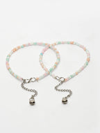 NVR Women's Multi-Coloured Artificial Beads Anklet - Distacart