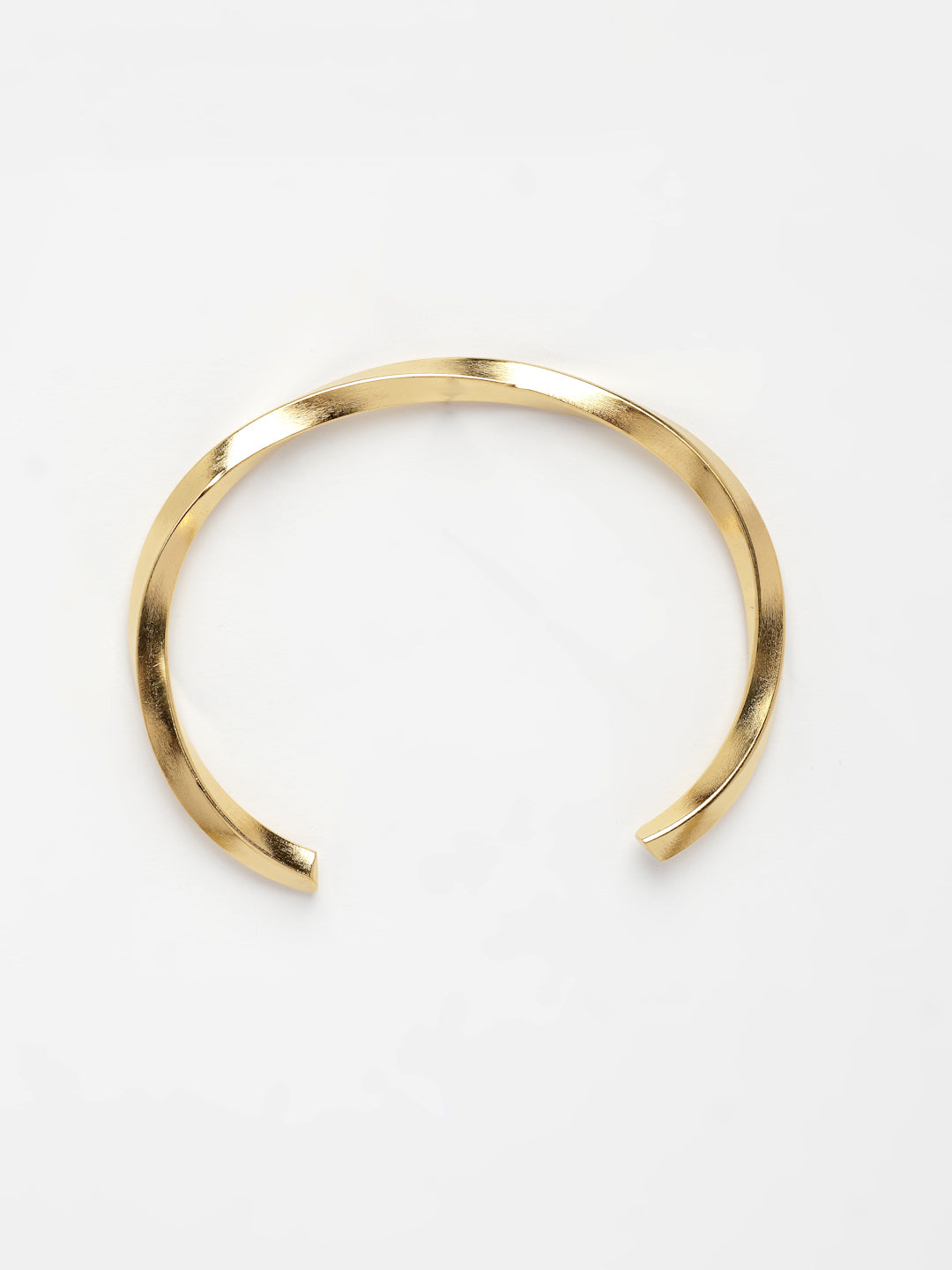 NVR Men's Gold-Polished Stainless Steel Cuff Bracelet - Distacart
