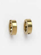 NVR Men's Gold-Polished Contemporary Hoop Earrings - Distacart