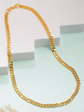 NVR Men's Gold-Polished Minimal Chain