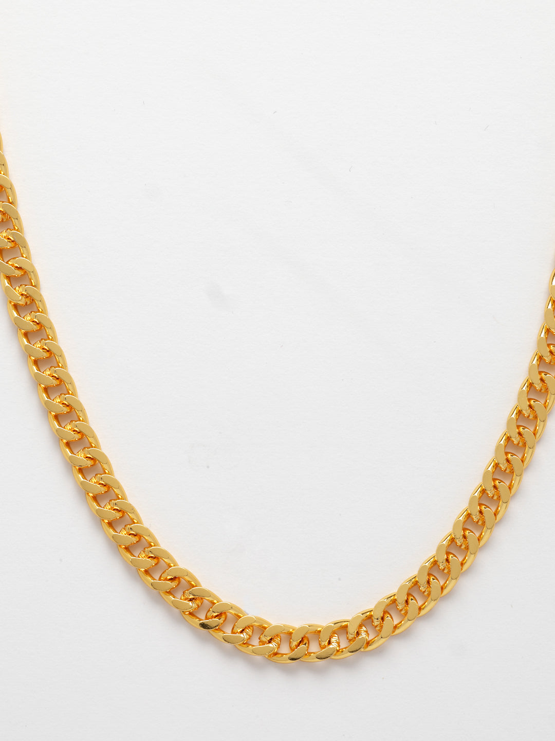 NVR Men's Gold-Polished Minimal Chain