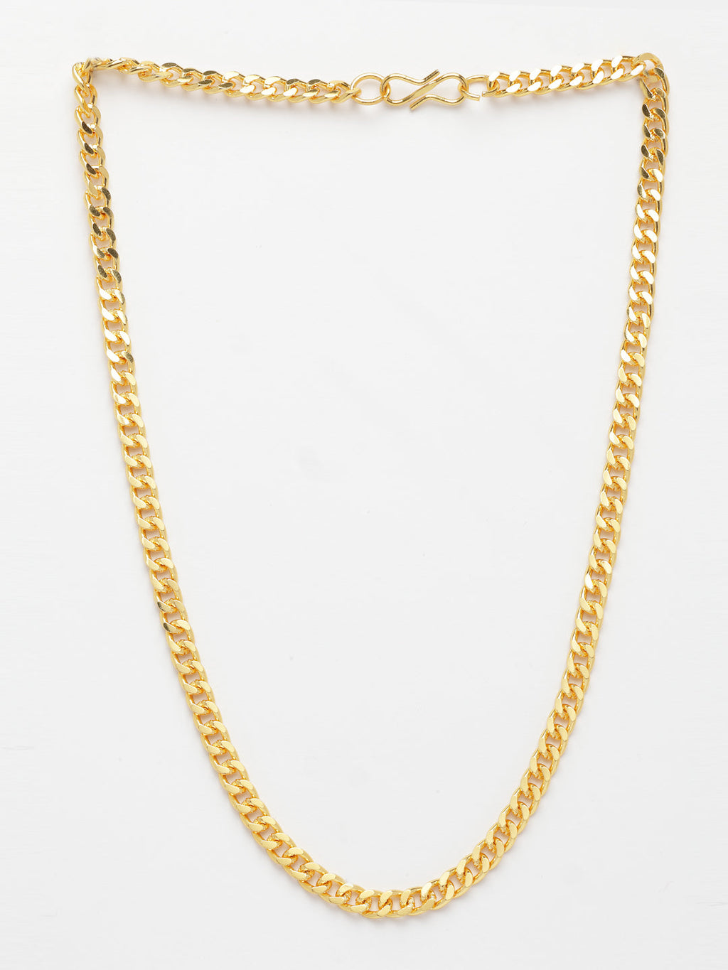 NVR Men's Gold-Polished Minimal Chain