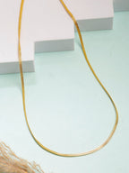 NVR Men's Gold-Polished Minimal Chain